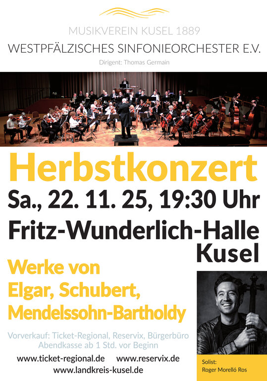 BannerHerbstkonzert des Westpfälzischen Sinfonieorchesters